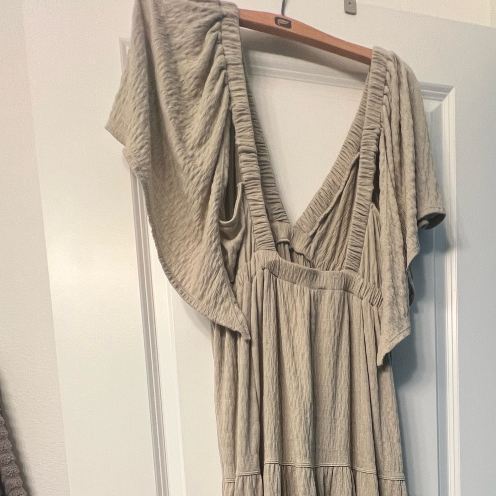 Free People Cream High Low Dress - Picture 3 of 5